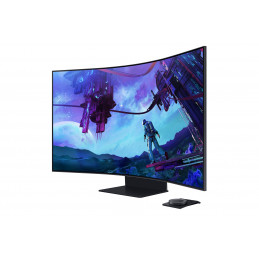 Samsung Odyssey S55CG970NU tietokoneen litteä näyttö 139,7 cm (55") 3840 x 2160 pikseliä 4K Ultra HD LED Musta