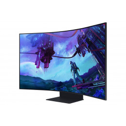 Samsung Odyssey S55CG970NU tietokoneen litteä näyttö 139,7 cm (55") 3840 x 2160 pikseliä 4K Ultra HD LED Musta