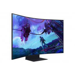 Samsung Odyssey S55CG970NU tietokoneen litteä näyttö 139,7 cm (55") 3840 x 2160 pikseliä 4K Ultra HD LED Musta