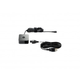HP 45W USB Type-C AC virta-adapteri ja vaihtosuuntaaja Sisätila Musta