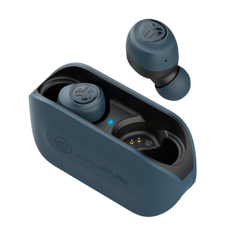 JLab IEUEBGOAIRRNVYBLK82 kuulokkeet ja kuulokemikrofoni Langaton In-ear Musiikki USB A-tyyppi Bluetooth Laivasto