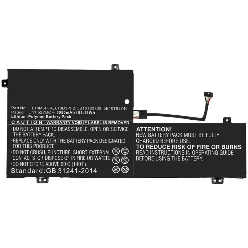 CoreParts MBXLE-BA0242 kannettavan tietokoneen varaosa Akku