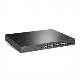 TP-Link TL-SG3428XPP-M2 verkkokytkin Hallittu L2+ 2.5G Ethernet (100 1000 2500) Power over Ethernet -tuki 1U Musta