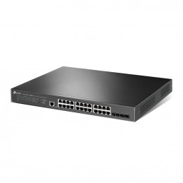 TP-Link TL-SG3428XPP-M2 verkkokytkin Hallittu L2+ 2.5G Ethernet (100 1000 2500) Power over Ethernet -tuki 1U Musta