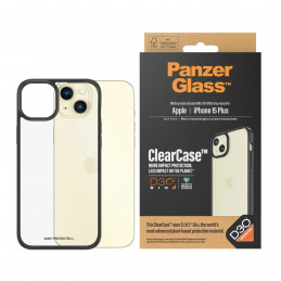 PanzerGlass ClearCase matkapuhelimen suojakotelo 17 cm (6.7") Suojus Musta, Läpinäkyvä