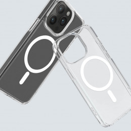 PURO PUIPC15P67LITEMAGTR matkapuhelimen suojakotelo 17 cm (6.7") Suojus Läpinäkyvä