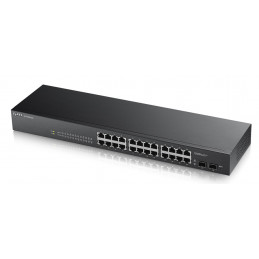 Zyxel GS1900-24 verkkokytkin Hallittu Gigabit Ethernet (10 100 1000) Musta