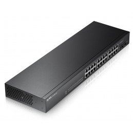 Zyxel GS1900-24 verkkokytkin Hallittu Gigabit Ethernet (10 100 1000) Musta