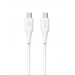 eSTUFF ES604170 USB-kaapeli 1 m USB 2.0 USB C Valkoinen