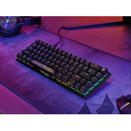 Corsair K65 PRO MINI näppäimistö USB QWERTZ Pohjoismainen Musta