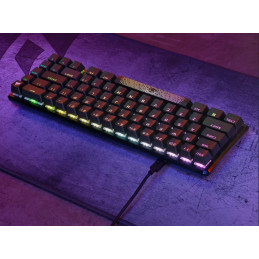 Corsair K65 PRO MINI näppäimistö USB QWERTZ Pohjoismainen Musta