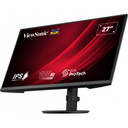 Viewsonic VG2708A tietokoneen litteä näyttö 68,6 cm (27") 1920 x 1080 pikseliä Full HD LED Musta