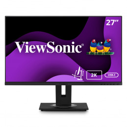Viewsonic VG2756-2K tietokoneen litteä näyttö 68,6 cm (27") 2560 x 1440 pikseliä Full HD LED Musta