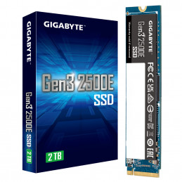 Gigabyte Gen3 2500E SSD 2TB M.2 PCI Express 3.0 3D NAND NVMe