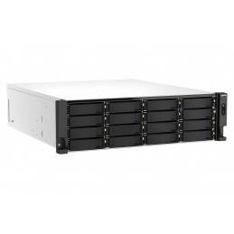 QNAP TS-h2287XU-RP NAS Teline ( 3U ) Ethernet LAN Musta, Valkoinen E-2336