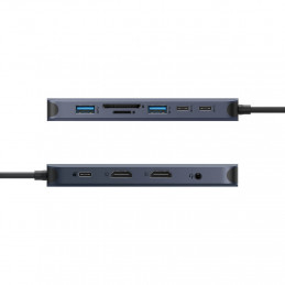 Targus HD4006GL keskitin USB 3.2 Gen 2 (3.1 Gen 2) Type-C 10000 Mbit s Musta
