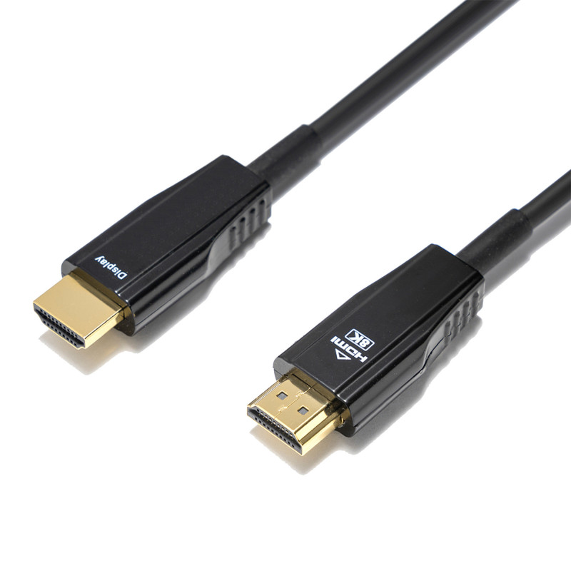 Deltaco HU-AOC20 HDMI-kaapeli 20 m HDMI-tyyppi A (vakio) Musta