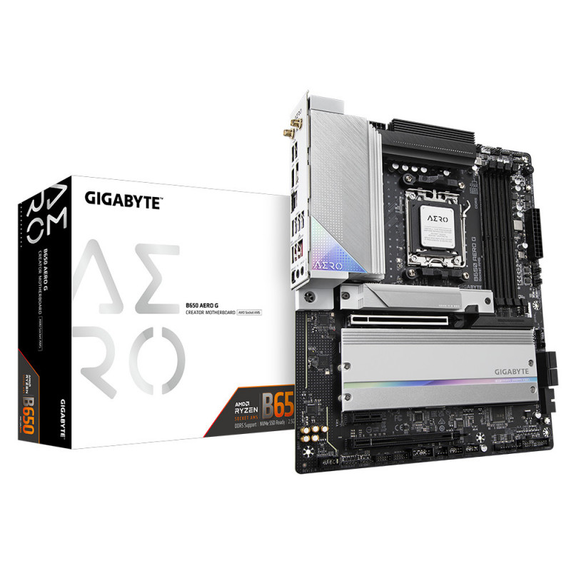 Gigabyte B650 AERO G (rev. 1.0) AMD B650 Pistoke AM5 ATX