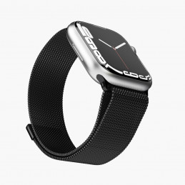 Vonmählen Milanese Loop Yhtye Musta Ruostumaton teräs