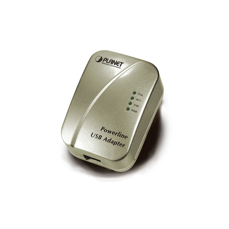 PLANET PL-104U-EU PowerLine-verkkosovitin 14 Mbit s Metallinen 1 kpl