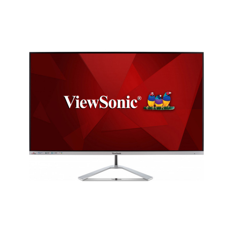 Viewsonic VX Series VX3276-MHD-3 tietokoneen litteä näyttö 81,3 cm (32") 1920 x 1080 pikseliä Full HD LED Hopea