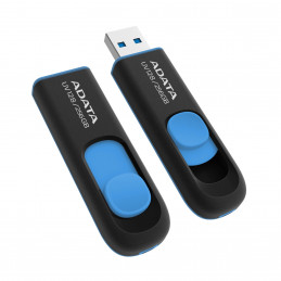 ADATA UV128 USB-muisti 256 GB USB A-tyyppi 3.2 Gen 1 (3.1 Gen 1) Musta, Sininen