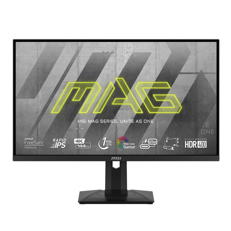 MSI MAG 274UPF tietokoneen litteä näyttö 68,6 cm (27") 3840 x 2160 pikseliä 4K Ultra HD Musta