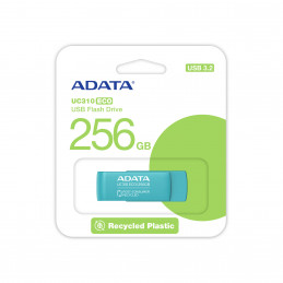 ADATA UC310 ECO USB-muisti 256 GB USB A-tyyppi 3.2 Gen 1 (3.1 Gen 1) Vihreä