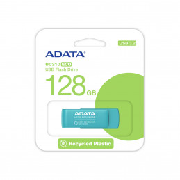 ADATA UC310 ECO USB-muisti 128 GB USB A-tyyppi 3.2 Gen 1 (3.1 Gen 1) Vihreä
