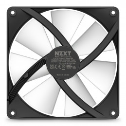 NZXT F140 RGB Core Tietokonekotelo Tuuletin 14 cm Musta 1 kpl