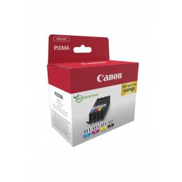 Canon 6509B016 mustekasetti 4 kpl Alkuperäinen Musta, Syaani, Magenta, Keltainen