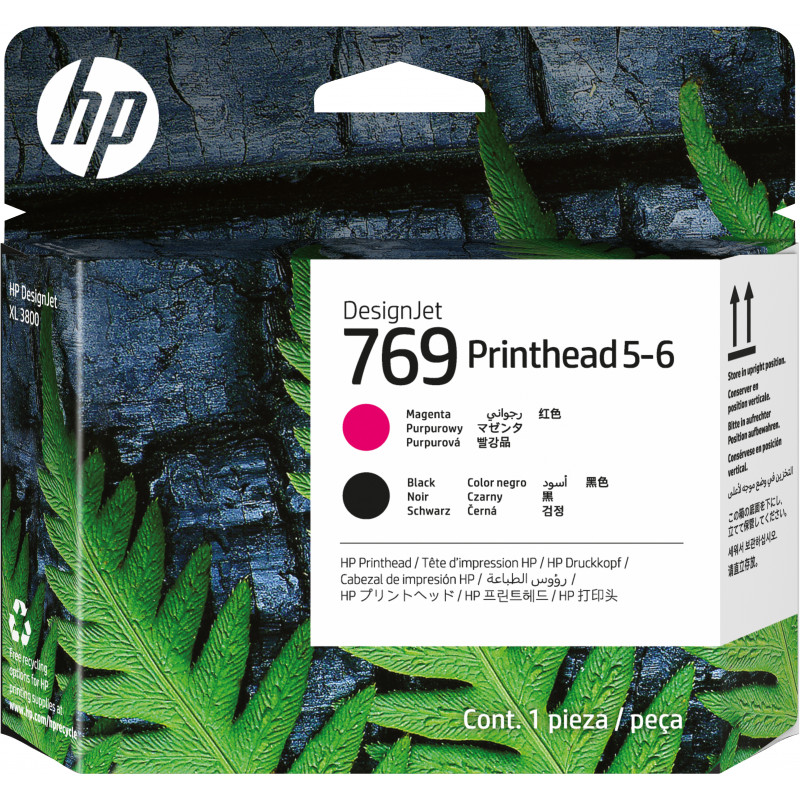 HP 769 Magenta Black 5-6 DesignJet Printhead