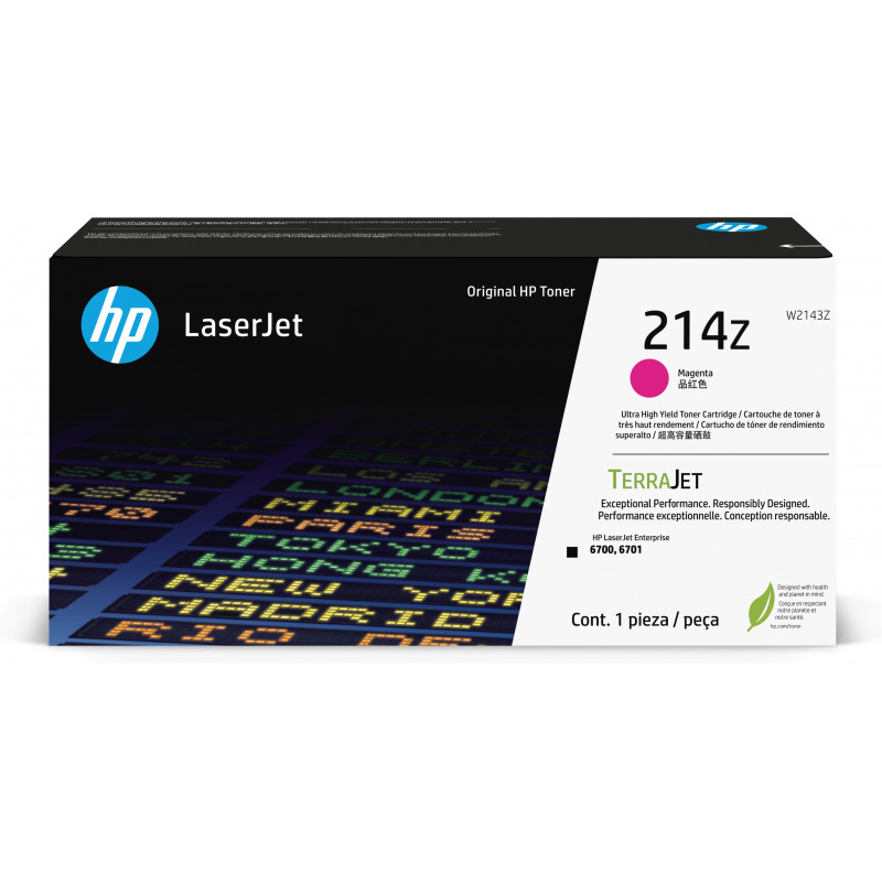 HP 214Z erittäin riittoisa magenta alkuperäinen LaserJet-värikasetti