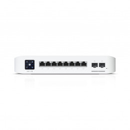 Ubiquiti UniFi USW-PRO-8-POE verkkokytkin Hallittu L2 L3 Gigabit Ethernet (10 100 1000) Power over Ethernet -tuki 1U Valkoinen