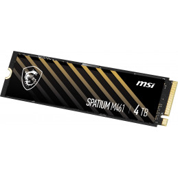 MSI SPATIUM M461 PCIe 4.0 NVMe M.2 4TB PCI Express 4.0 3D NAND