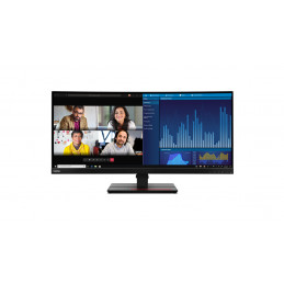 Lenovo ThinkVision P34w-20 LED display 86,7 cm (34.1") 3440 x 1440 pikseliä Wide Quad HD Musta