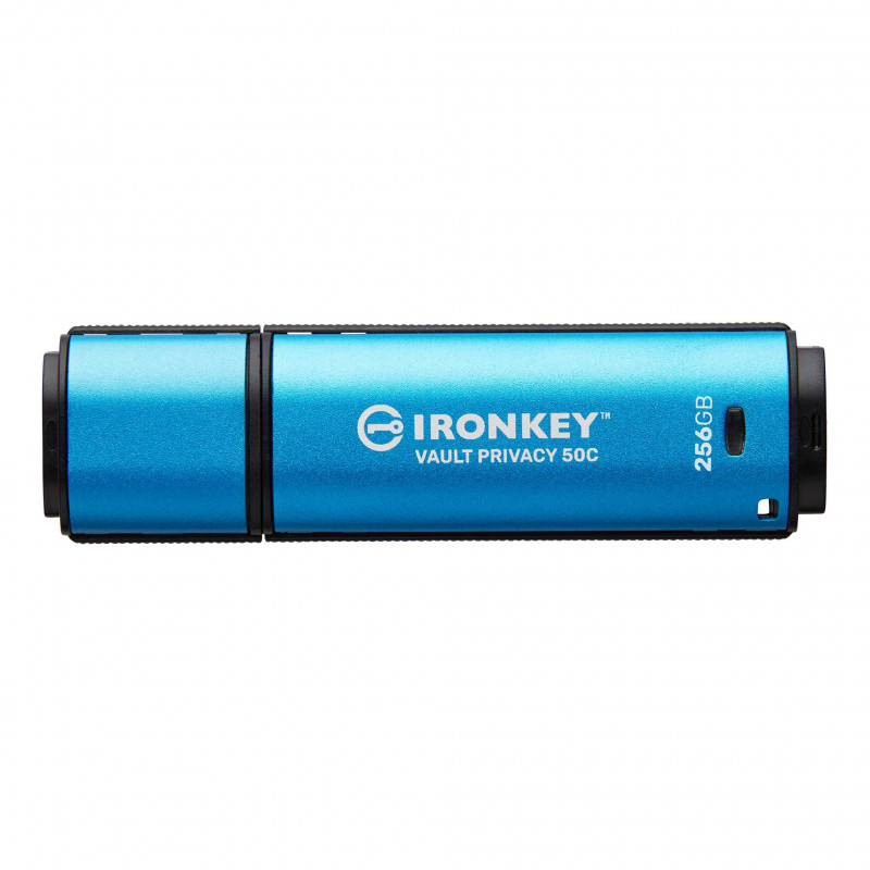 Kingston Technology IronKey VP50 USB-muisti 512 GB USB Type-C 3.2 Gen 1 (3.1 Gen 1) Musta, Sininen