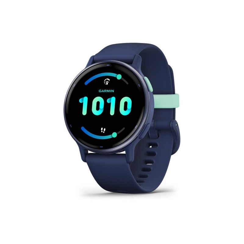 Garmin Vivoactive 5 3,05 cm (1.2") AMOLED Digitaalinen 390 x 390 pikseliä Kosketusnäyttö Sininen Wi-Fi GPS (satelliitti)