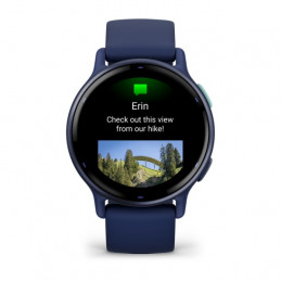 Garmin Vivoactive 5 3,05 cm (1.2") AMOLED Digitaalinen 390 x 390 pikseliä Kosketusnäyttö Sininen Wi-Fi GPS (satelliitti)