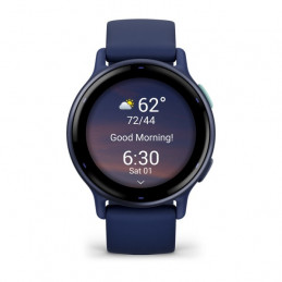 Garmin Vivoactive 5 3,05 cm (1.2") AMOLED Digitaalinen 390 x 390 pikseliä Kosketusnäyttö Sininen Wi-Fi GPS (satelliitti)