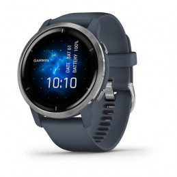 Garmin Venu 2 3,3 cm (1.3") AMOLED 45 mm Digitaalinen 416 x 416 pikseliä Kosketusnäyttö Hopea Wi-Fi GPS (satelliitti)