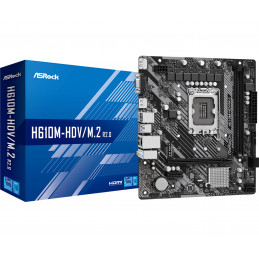 Asrock H610M-HDV M.2 R2.0 Intel H610 LGA 1700 mikro ATX