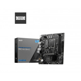 MSI PRO H610M-E emolevy Intel H610 LGA 1700 mikro ATX