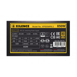 Xilence Performance X Series XP850MR9.2 virtalähdeyksikkö 850 W 20+4 pin ATX ATX Musta, Punainen