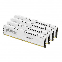 Kingston Technology FURY Beast White XMP muistimoduuli 64 GB 4 x 16 GB DDR5 5600 MHz