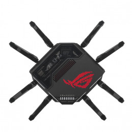 ASUS ROG Rapture GT-BE98 langaton reititin 10 Gigabit Ethernet Quad-band (2.4 GHz   5 GHz-1   5 GHz-2   6 GHz) Musta