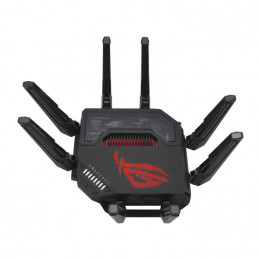 ASUS ROG Rapture GT-BE98 langaton reititin 10 Gigabit Ethernet Quad-band (2.4 GHz   5 GHz-1   5 GHz-2   6 GHz) Musta