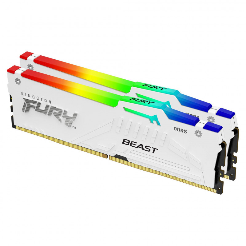 Kingston Technology FURY Beast RGB muistimoduuli 64 GB 2 x 32 GB DDR5 5600 MHz