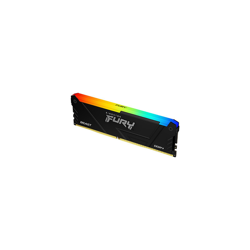 Kingston Technology FURY Beast RGB muistimoduuli 8 GB 1 x 8 GB DDR4 2666 MHz