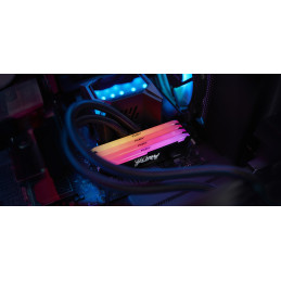 Kingston Technology FURY Beast RGB muistimoduuli 8 GB 1 x 8 GB DDR4 2666 MHz